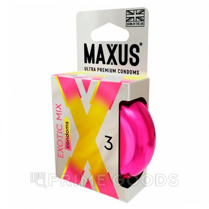 Презервативы MAXUS X-Edition Exotic Mix, ароматические, 3 шт от sex shop primegoods фото 3