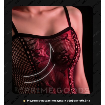 Эротическая бодисетка с имитацией чулок Drywell (S-M) от sex shop primegoods фото 7