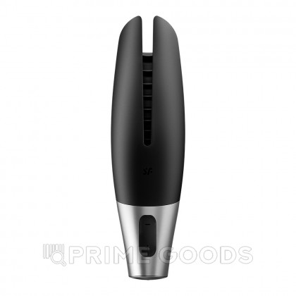 Мастурбатор с вибрацией Satisfyer Power Masturbator, черно-серебристый от sex shop primegoods