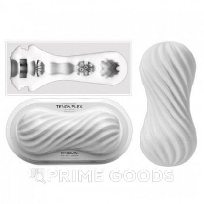 TENGA FLEX Мастурбатор Silky White от sex shop primegoods фото 8