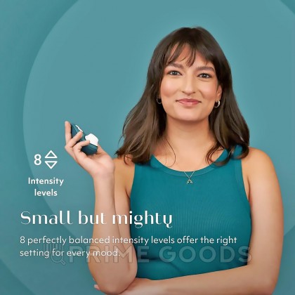 Бесконтактный клиторальный стимулятор Womanizer Liberty 2, темно-бирюзовый от sex shop primegoods фото 11
