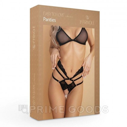 Кружевные трусики с доступом и высокой талией (Easy to love) (L/XL; 46-48) от sex shop primegoods фото 11