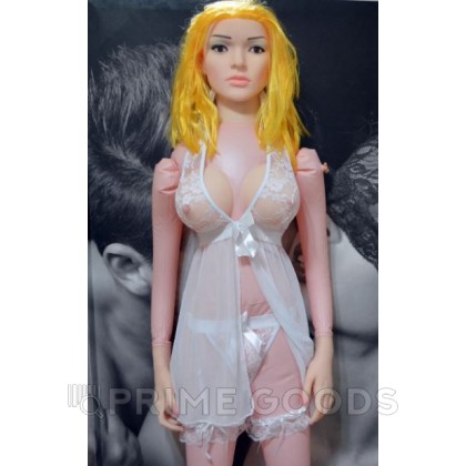Надувная блондинка - реалистичная (Вагина + Анус) от sex shop primegoods фото 3
