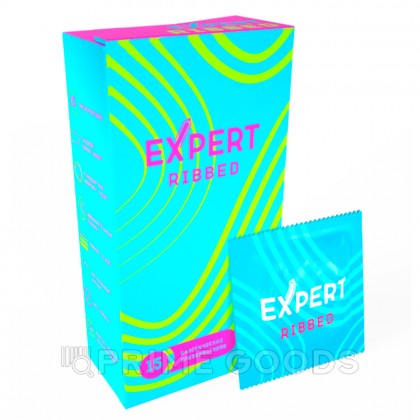 Презервативы EXPERT Ribbed, ребристые, 15 шт от sex shop primegoods фото 3