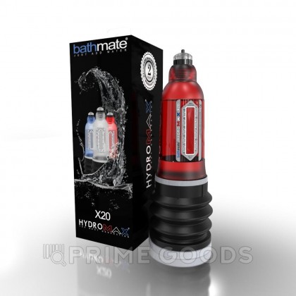 Гидропомпа Bathmate Hydromax X20 красная от sex shop primegoods фото 4