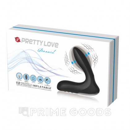 Анальный вибростимулятор с функцией расширения «Leonard» от sex shop primegoods фото 2