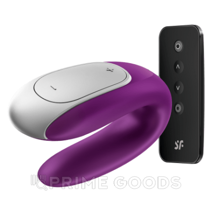 Смарт вибратор для пар Satisfyer Double Fun violet от sex shop primegoods фото 5