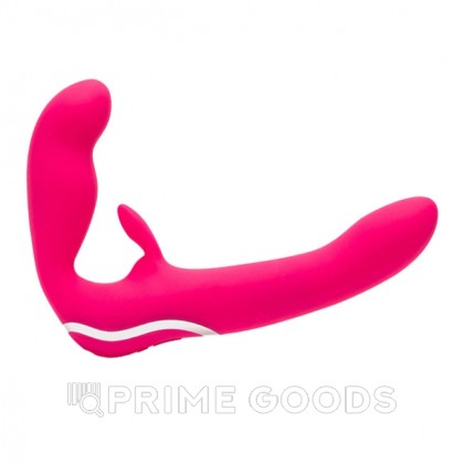 Безремневой страпон Happy Rabbit Strap-on розовый от sex shop primegoods фото 3