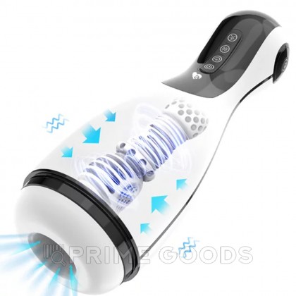 Инновационный мастурбатор Good night с имитацией орального секса Amovibe (белый) от sex shop primegoods фото 4