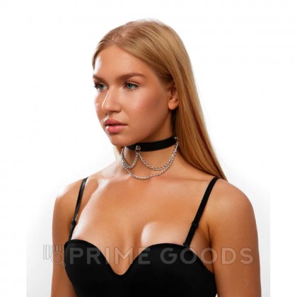 Чокер с цепочками, модель 2 от sex shop primegoods фото 3