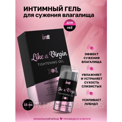 Intt Like a Virgin - Интимный гель для сужения влагалища, 15 мл от sex shop primegoods фото 7