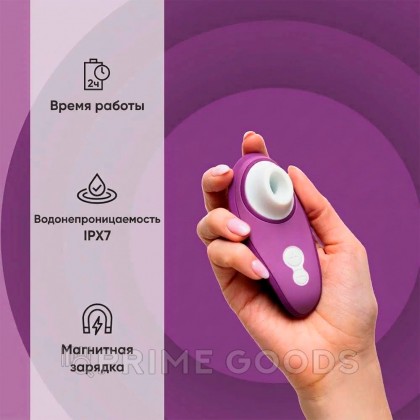 Бесконтактный клиторальный стимулятор Womanizer Liberty 2, фиолетовый от sex shop primegoods фото 15