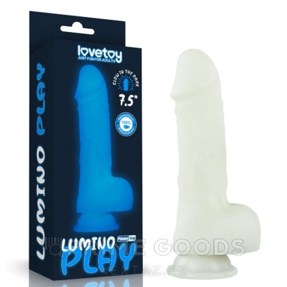 Фаллоимитатор Lumino Play светящийся в темноте (13,5*4 см) от sex shop primegoods фото 2