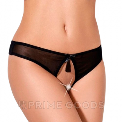 Трусики из мягкой сетки с доступом и кисточкой Le Frivole Easy to love (2XL/3XXL, 50-52) от sex shop primegoods