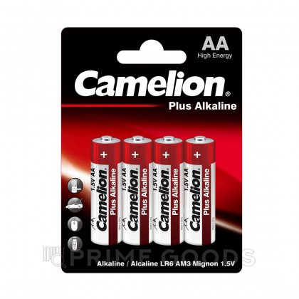 Батарейка, CAMELION, LR6-BP4, Plus Alkaline, AA, 1.5V, 2700 mAh, 4 шт в блистере от sex shop primegoods