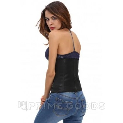 Эластичный утягивающий чёрный корсет под грудь, размер M от sex shop primegoods фото 10