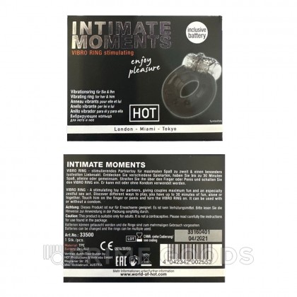 Стимулирующие виброкольцо на пенис HOT Intimate Moments от sex shop primegoods фото 2