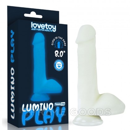 Фаллоимитатор Lumino Play светящийся в темноте (15*4 см) от sex shop primegoods
