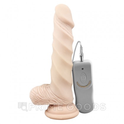 Рельефный вибратор от Lealso, 21 см от sex shop primegoods