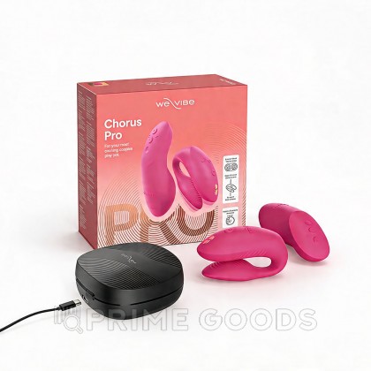 Вибратор для пар We-Vibe Chorus Pro, розовый от sex shop primegoods фото 15