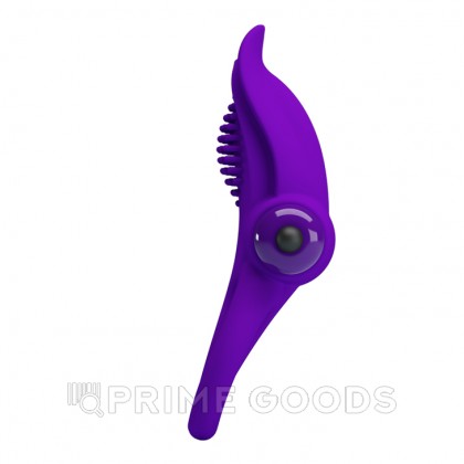 Эрекционное виброкольцо со стимуляцией клитора, 10 режимов от sex shop primegoods фото 4