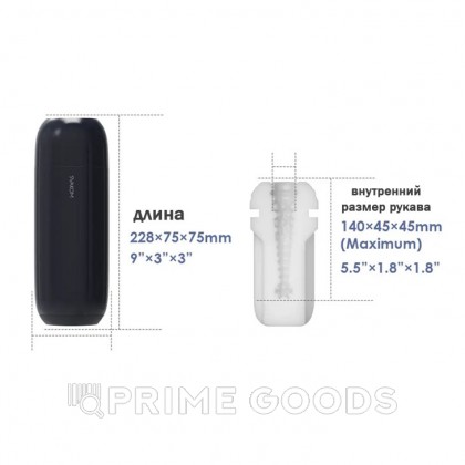 Автоматический интерактивный мастурбатор Sam Neo 2 Pro темно-синий от SVAKOM от sex shop primegoods фото 5
