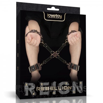 Набор фиксаторов Rebellion Reign (наручники, оковы для ног) от sex shop primegoods фото 4