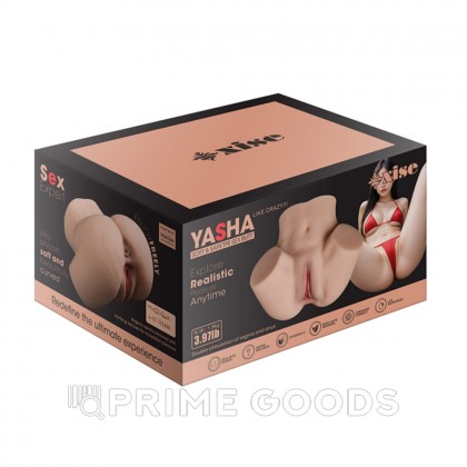 Реалистичный двойной мастурбатор Yasha от sex shop primegoods фото 6
