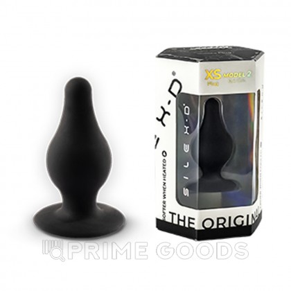 Анальный плаг черный MODEL 2 от SILEXD (XS: 6,4*2,5 см.) от sex shop primegoods