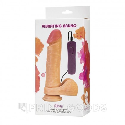 Реалистичный вибратор Bruno с пультом управления от Alive (22 × 4,3 см) от sex shop primegoods фото 2