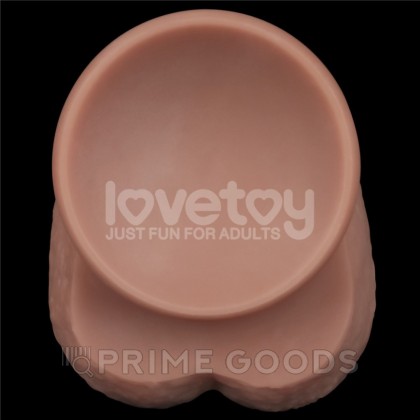 Реалистичный фаллоимитатор Lovetoy KING SIZED (29,8×6 см) с двойным покрытием, телесный от sex shop primegoods фото 4