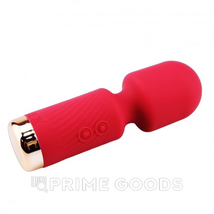 Мини Wand-вибромассажер, красный от sex shop primegoods фото 4