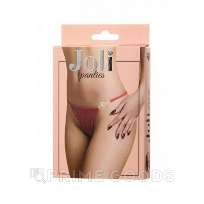 Трусики со стразами Joli Jamie, красный, OS от sex shop primegoods фото 8