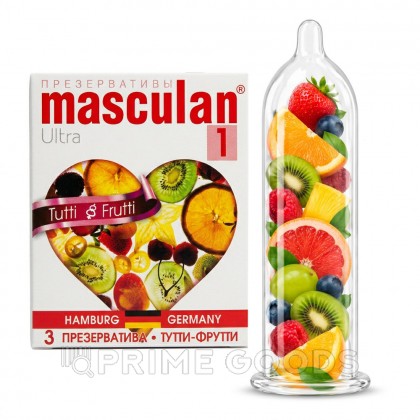 Презервативы MASCULAN 1 ULTRA тутти-фрутти (3 шт.) от sex shop primegoods