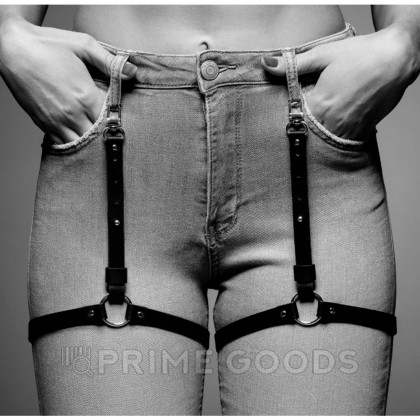 Упряжь черная (на ноги) от Bijoux Indiscrets от sex shop primegoods фото 2