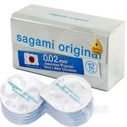 Презервативы полиуретановые SAGAMI Original 002 EXTRA LUB 12 шт. от sex shop primegoods