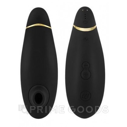 Бесконтактный клиторальный стимулятор Womanizer Premium черный/золотой от sex shop primegoods фото 2