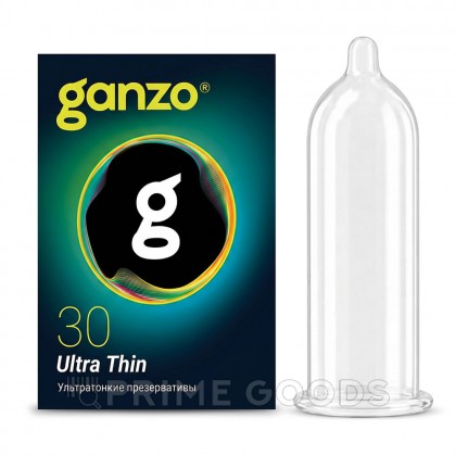Презервативы ультратонкие Ganzo Ultra Thin Black Edition 30 шт. от sex shop primegoods