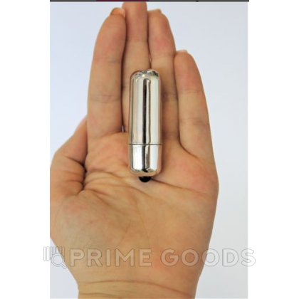 Вибропуля Erotic energy серебристая от sex shop primegoods фото 2