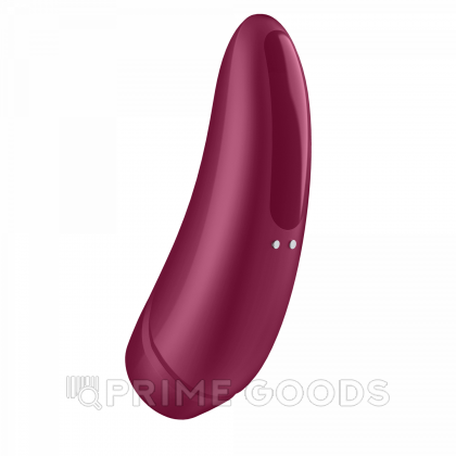 Вакуумный клиторальный стимулятор Satisfyer Curvy 1+ (темно-красный) от sex shop primegoods фото 8