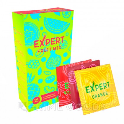Презервативы EXPERT Fruit Mix, фруктовые ароматизированные, 15 шт от sex shop primegoods фото 3