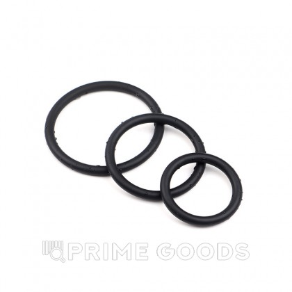 Набор силиконовых эрекционных колец (3 шт.) от sex shop primegoods