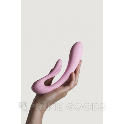 Двойной вибратор G-WAVE розовый от Adrien Lastic от sex shop primegoods фото 4