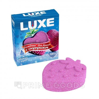 Бомбочка для ванны с сюрпризом LUXE (клубничка), 120 г. от sex shop primegoods фото 2