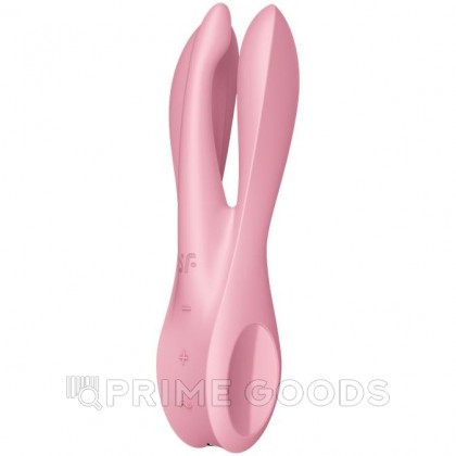 Клиторальный вибростимулятор Satisfyer Threesome 1 розовый от sex shop primegoods фото 5
