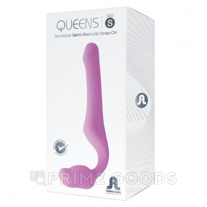 Безремневой страпон Queens от Adrien Lastic, S, розовый от sex shop primegoods фото 2
