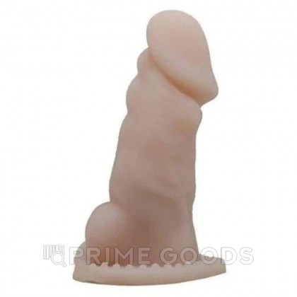 Насадка на пенис от Baile с вибрацией, светлый телесный (13,3×3,5 см) от sex shop primegoods фото 2