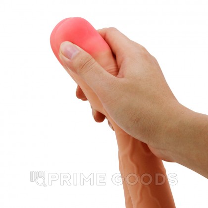 Реалистичная насадка на пенис Kylian, 19,5 см, телесная от sex shop primegoods фото 4