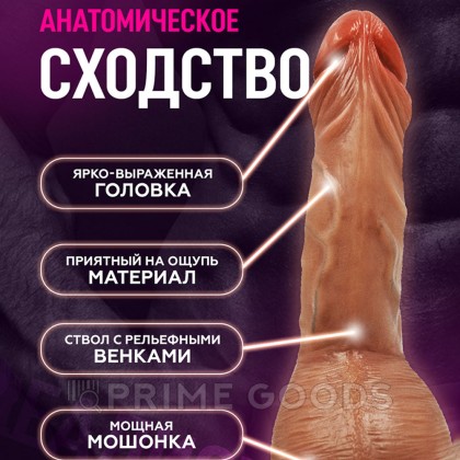 Фаллоимитатор CompanionX (20,5×4 см) с двойной плотностью от sex shop primegoods фото 4