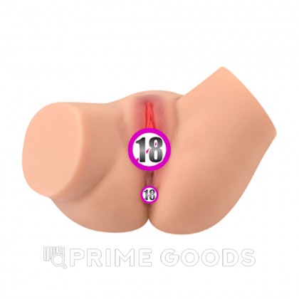 Реалистичный двойной мастурбатор Aiva (вагина+анус) от sex shop primegoods фото 3